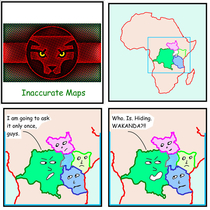 A comic I created call Inaccurate Maps
