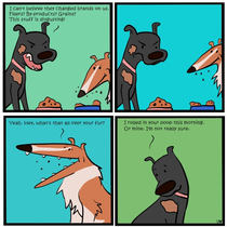 A comic I made about my dogs