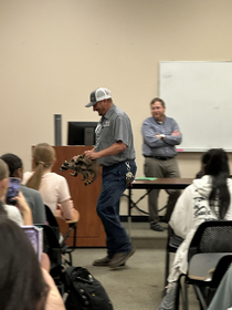 A couple baby raccoons were found in my stats class Best start to my day in college in a while