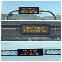 A few road signs UDOT puts up in my state