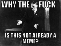 A fine question Hitler