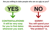 A flow chart I designed for my friends who dont understand why they never find dates