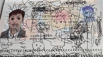 A four-year-old boy doodled on his fathers passport - father gets stranded in South Korea