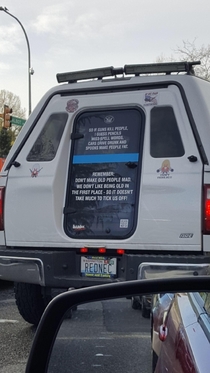 A friend caught this while waiting in traffic
