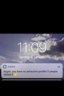 A Friend Got This Notification From a Dating App
