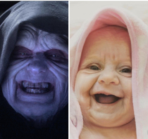 A friend posted a pic of her baby and it reminded me of someone A little FaceApp magic and boom