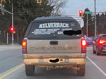 A friend saw this truck while teaching his daughter how to drive Zoom in on the services they offer