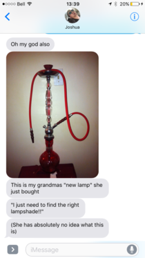 A friend sent me this Ohhh Grandma