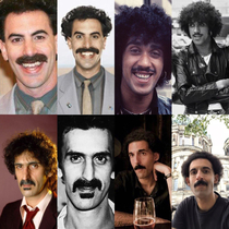 A friend told me I look like the illegitimate lovechild of Borat Phil Lynott and Frank Zappa  minutes later I got sent this