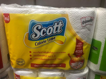 A friends photo calorie light paper towel Which aisle do you stock these Paper product Diet food