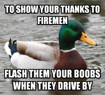 A Great Way to Thank Firemen