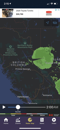 A green giant Pac-Man is about to invade the Canadian West Coast