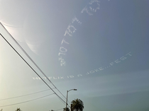 A group of  pilots did this above the Netflix building in LA
