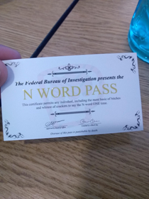 A guy at our high school got suspended for passing out these passes It was on the local news too