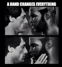 A hand changes everything