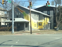 A house with a banana for scale Sorry about the phone quality