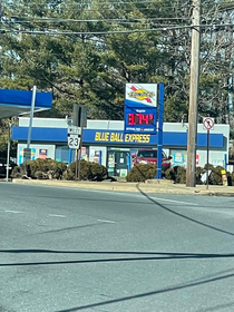 A Interesting Gas Station In The Town Near Me