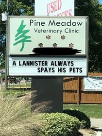 A Lannister always spays his pets