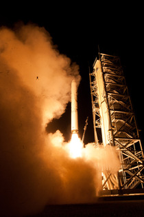 A large rocket LADEE launched from my hometown Everyone was happy A frog was not so lucky