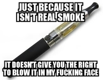 A little advice for people with E Cigs