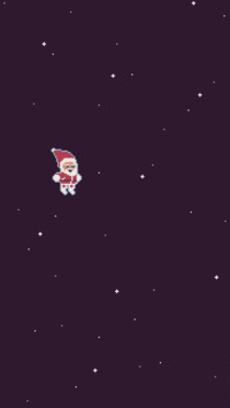 A little animation I made of Santa putting in work this Christmas