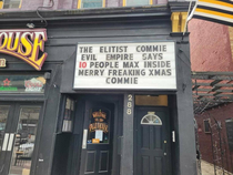 A local bar sign in London Ontario