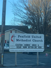 A local church posted this on their sign