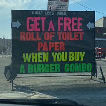 A local dinner makes a great offer for coming to eat