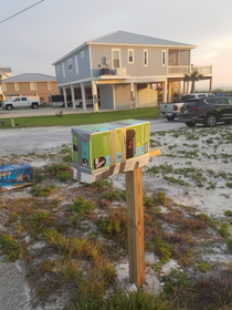 A mailed box for a mailbox used as a mailbox