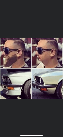 A Man Beard Explains Much About His Car