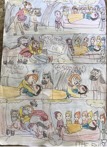 a modern retelling of a classic fairy tale by my friends kid