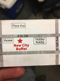 A new Chinese joint in my town opened up next to a store called hobby lobby and here are their business cards