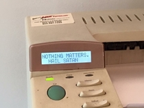 A Printer Error at Work