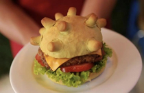 a restaurant in Vietnam is making coronavirus burgers