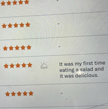 A review left at my restaurant