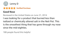 A review of neti pot salt