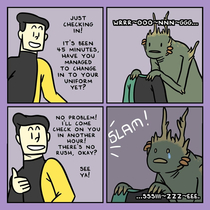A sci-fi comic
