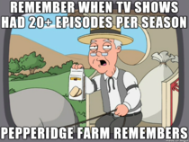 A season has less than  episodes now