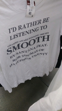 A shirt that my brother bought