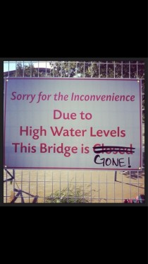 A sign in my city