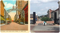 A small group of citizens managed to get my city to spend  on four street gates modeled after some built in  welcoming home WWI veterans Worth every penny