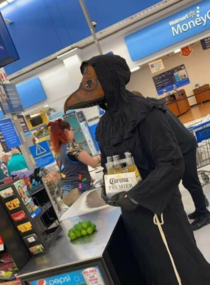 A stranger took a picture of me wearing the proper PPE for a trip to Walmart for just the essentials It made the rounds on Facebook before one of my friends sent it to me