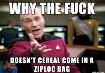A thought after discovering my cereal went stale this morning
