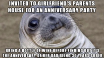 A Toast to an Awkward Anniversary