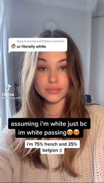 A very white passing poc indeed