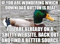 About finding that download button