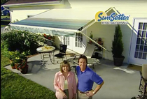 About that time for the TVs whitest suburban power couple to sell us an awning