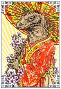 Accidentally searched Kimono Dragon was not disappointed