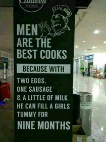 According to this men are the best cook