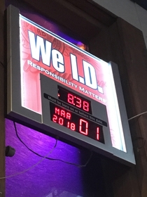 According to this restaurant you can drink as long as you were born today